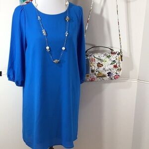 Brigitte Bailey summer blue shift dress